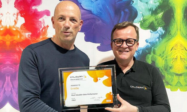Caldera premia Errelle come “Most Valuable Sales Performance”