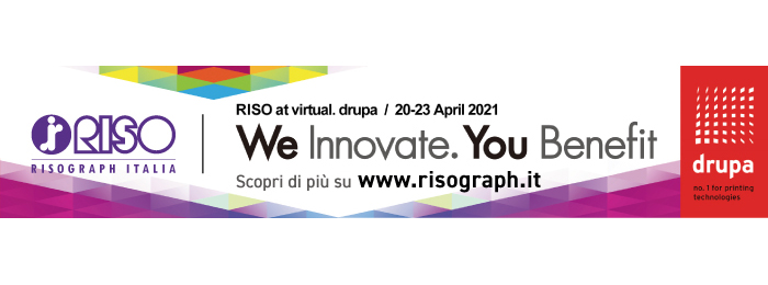 RISO presenterà le proprie soluzioni di stampa per il production a virtual.drupa