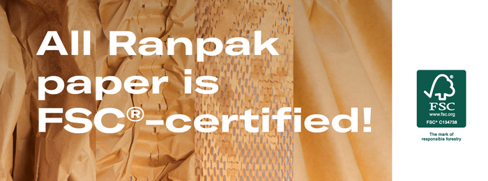 Gli stabilimenti europei di Ranpak ottengono la certificazione FSC®
