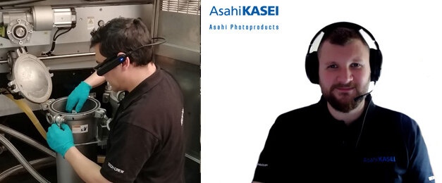 Asahi Photoproducts presenta la prima installazione da remoto con smart glass