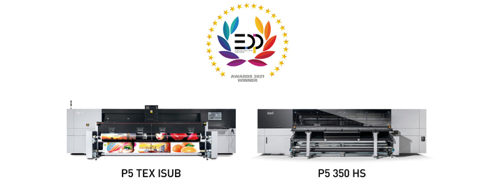 Durst: P5 Tex iSUB E P5 350 HS premiati con gli EDP Awards