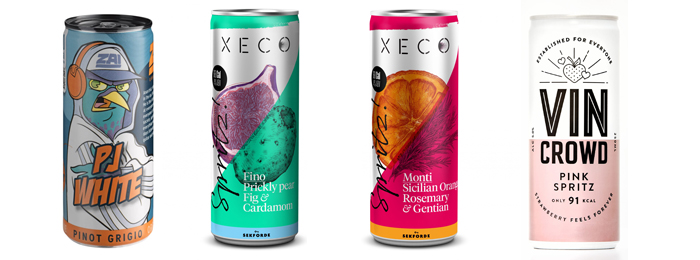 Il mercato dei vini in lattina