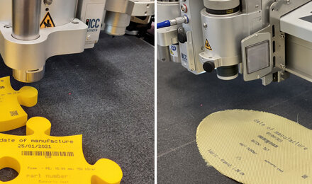 Zund digitalizza la marcatura con la testa di stampa inkjet integrabile con i plotter da taglio