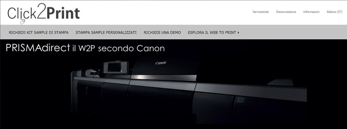 Click2Print, il portale per scoprire le opportunità di stampa abilitate dalla tecnologia Canon
