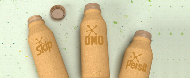 Flaconi in carta per detersivi? Unilever è pronta per il lancio