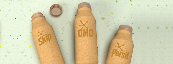 Flaconi in carta per detersivi? Unilever è pronta per il lancio