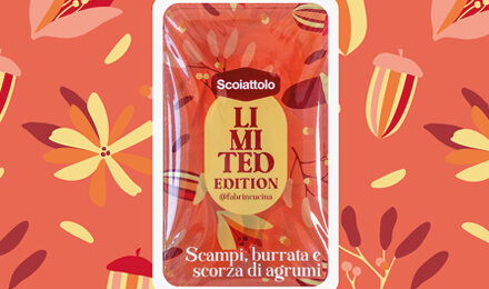 Pack limited edition per il pastificio Scoiattolo