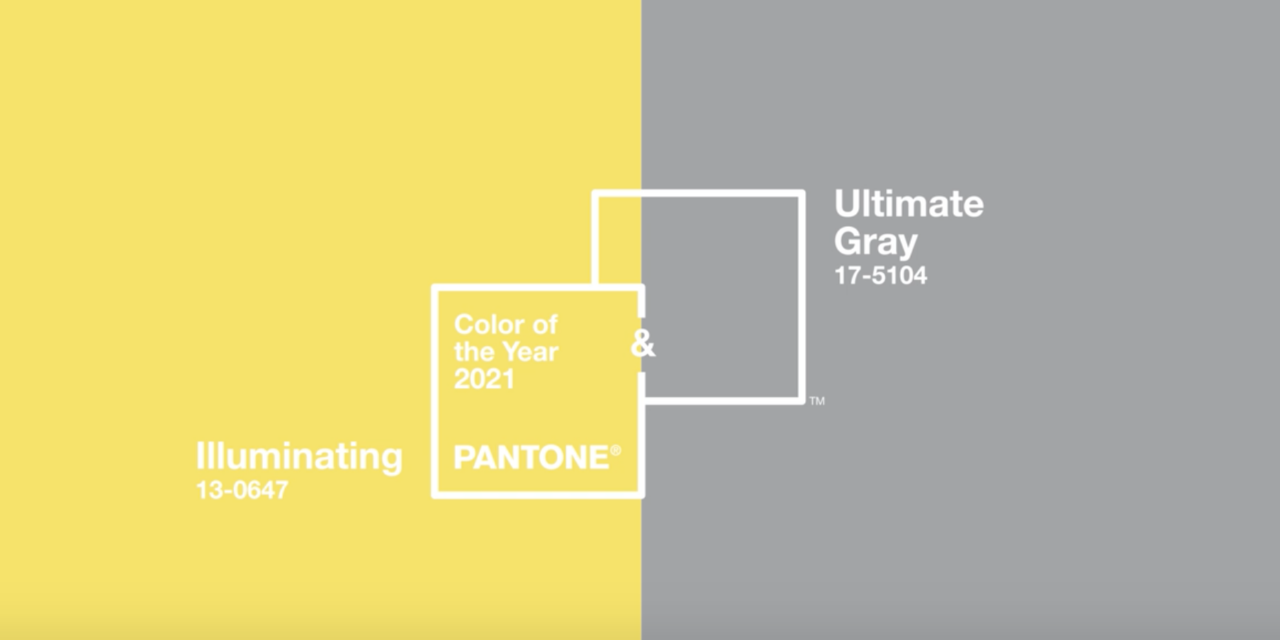 Pantone raddoppia e sceglie due colori dell’anno per il 2021: Ultimate Gray e Illuminating