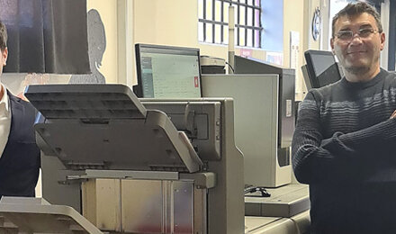 Grafiche Morbegnesi festeggia il nuovo anno con una nuova digitale Heidelberg Versafire 5 colori