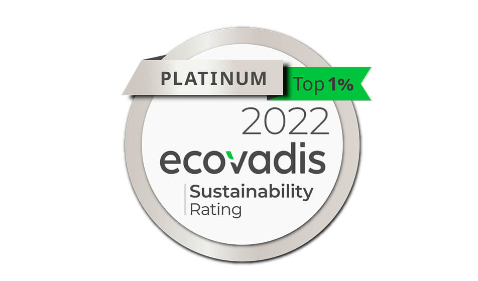 Fedrigoni ha ottenuto la valutazione Platino da Ecovadis