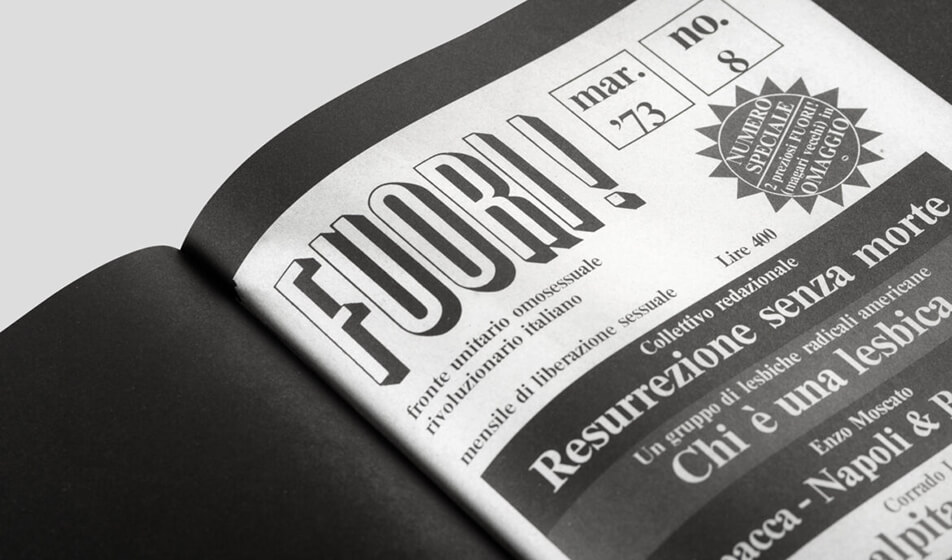La rivista FUORI! è finita dentro una sfilata di Gucci