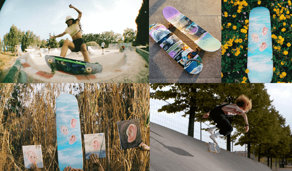 La stampa digitale afferma la cultura femminile dello skateboard