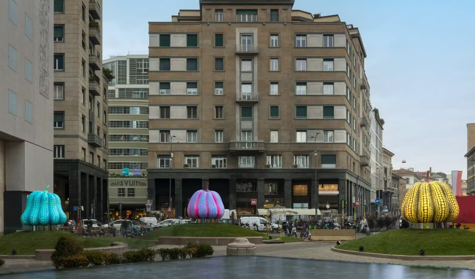 Un negozio a pois: lo store Louis Vuitton a metà tra punto vendita e museo