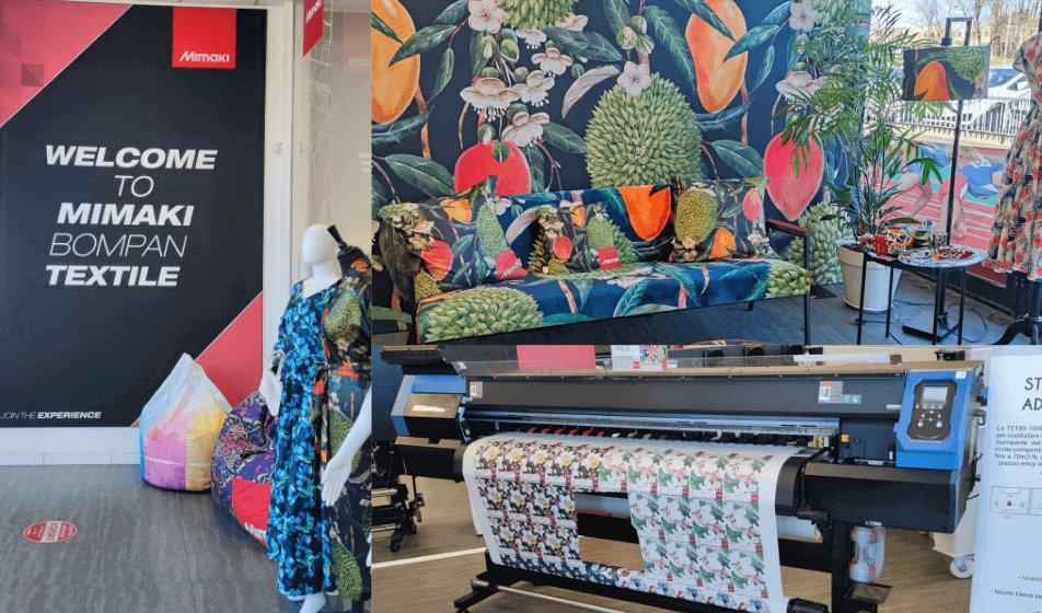 Grande successo per l’open house di Mimaki Bompan Texile