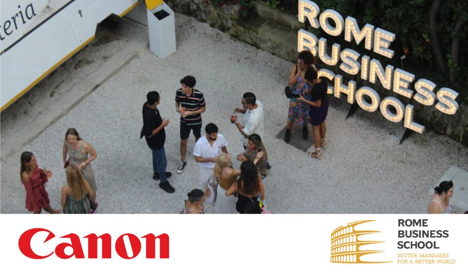 Prosegue la collaborazione tra Canon e Rome Business School