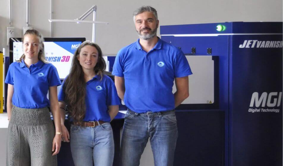 Il Grappolo sceglie MGI JETvarnish 3D con iFoil