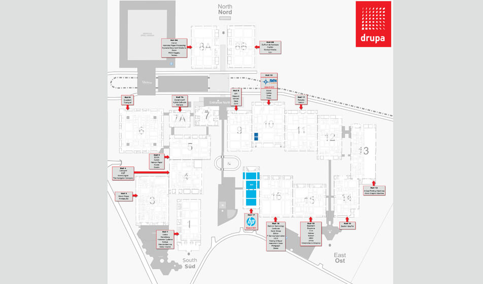 La Grande Mappa di drupa 2024 è online Stampamedia