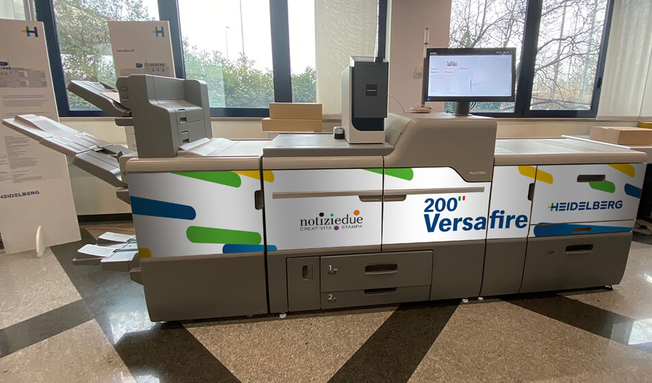 Heidelberg Versafire celebra la 200ª installazione in Italia