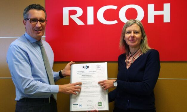 Ricoh Italia ottiene la certificazione per la parità di genere