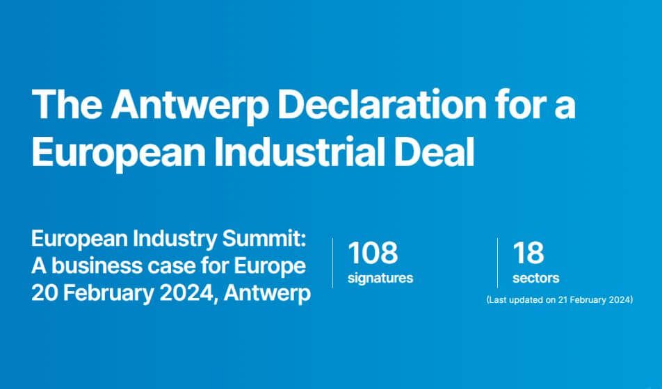 Anche Cepi sottoscrive la Dichiarazione di Anversa