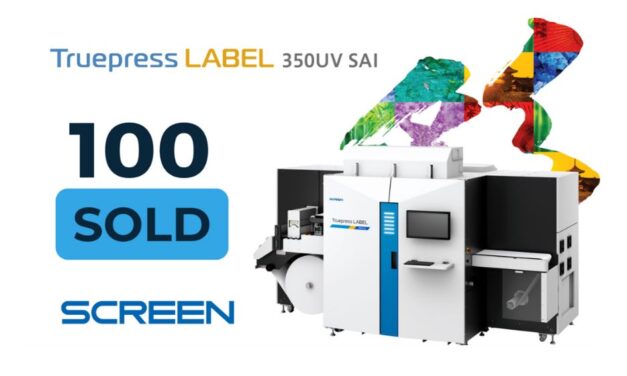 In Italia la 100a SCREEN Truepress LABEL 350UV SAI