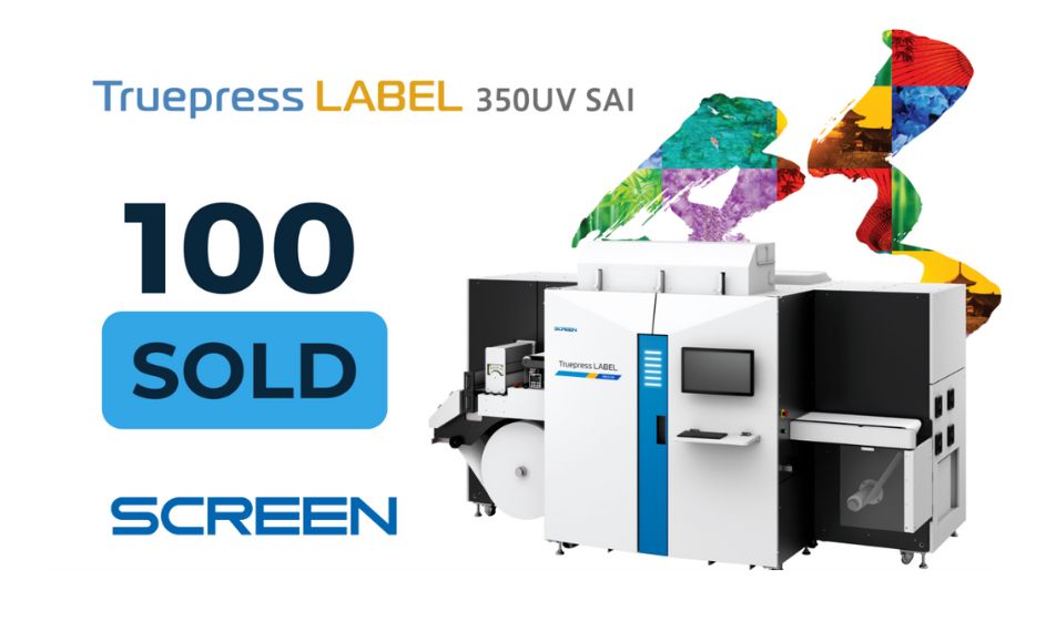 In Italia la 100a SCREEN Truepress LABEL 350UV SAI