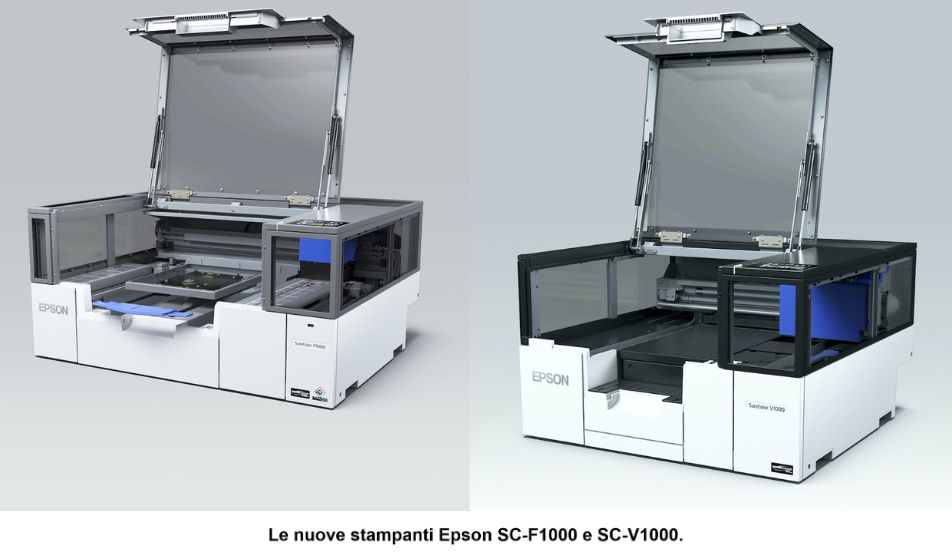 Epson SC-V1000 e SC-F1000 per la prima volta a Fespa 2024