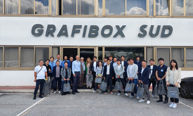 Grafibox Sud scelta da Heidelberg per una visita di clienti VIP