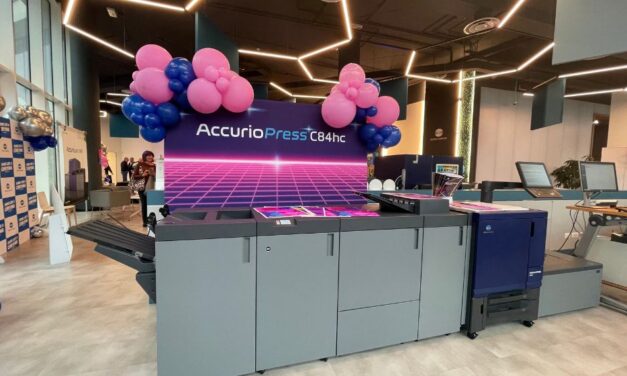 Un tuffo negli anni ‘80 con Konica Minolta AccurioPress C84hc e AccurioShine 3600