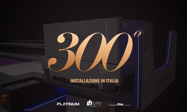 Liyu Italia festeggia 300 installazioni di plotter industriali in Italia