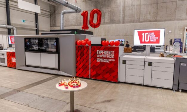 Canon: 10 anni di inkjet a foglio