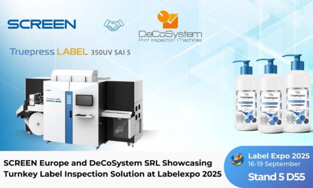 SCREEN Europe e DeCoSystem SRL presentano una soluzione di ispezione etichette