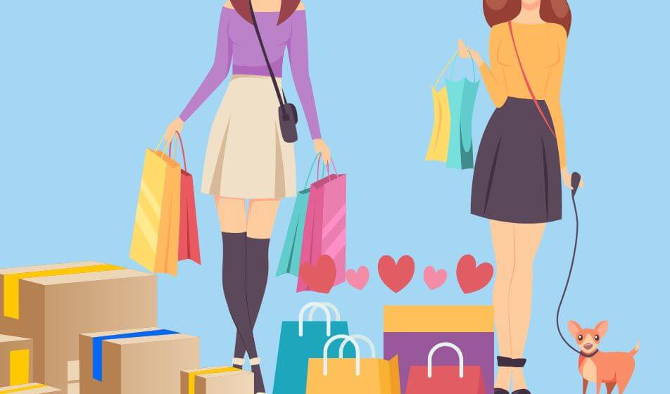 I love shopping… con gli imballaggi in carta!