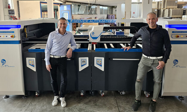 Sinergia sceglie il plotter d’incollaggio Phoenix di F Service Automation