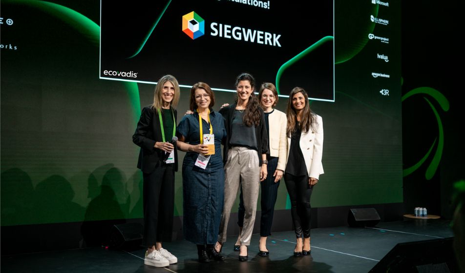 Siegwerk vince l’EcoVadis Sustainability Achievement Award 2026