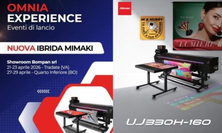 Bompan Omnia Experience: l’evento per il lancio di Mimaki UJ330H-160