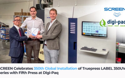 SCREEN Truepress LABEL 350UV raggiunge la 350ª installazione