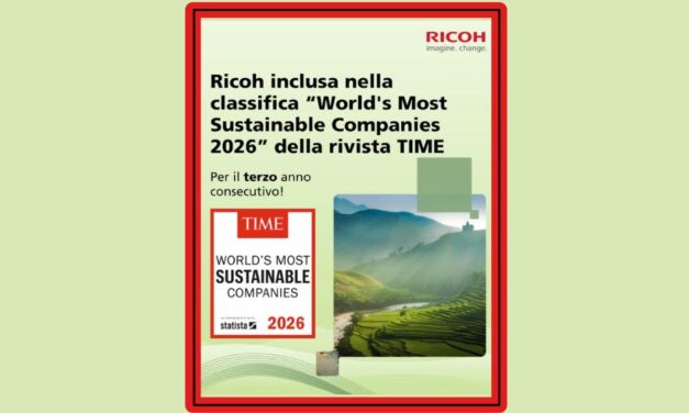 Ricoh tra le aziende più sostenibili al mondo