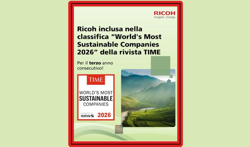 Ricoh tra le aziende più sostenibili al mondo