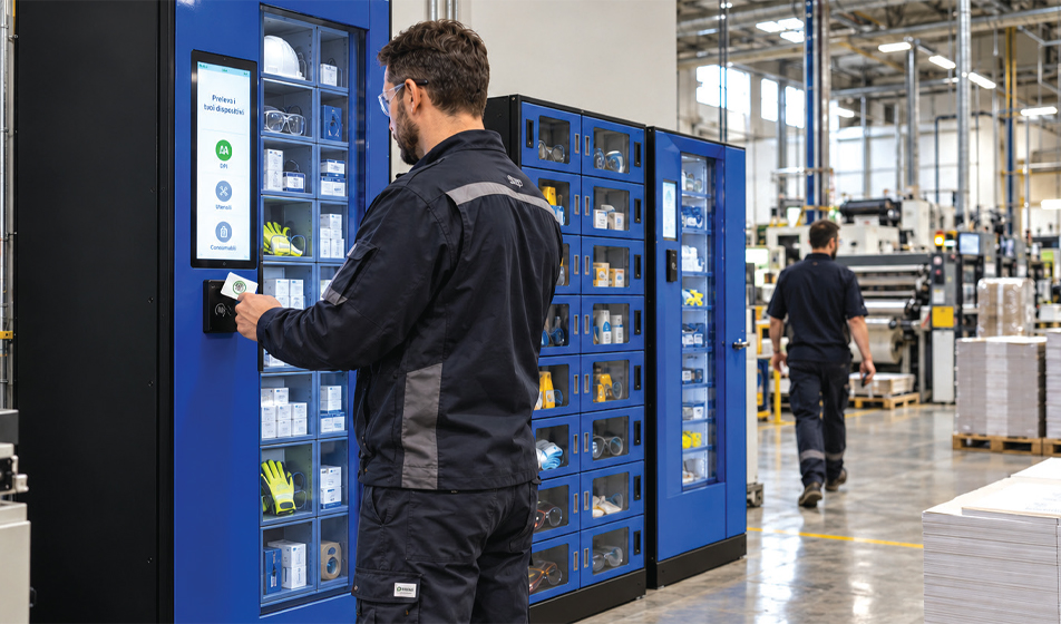 SAFI, il magazzino DPI, utensili e piccoli materiali diventa automatico